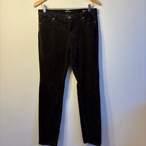 Buffalo David Bitton Dark Gray/Black Soft Corduroy Jeans β Women's size 10